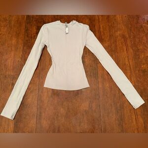 SKIMS Cotton Jersey Long-Sleeve Tee